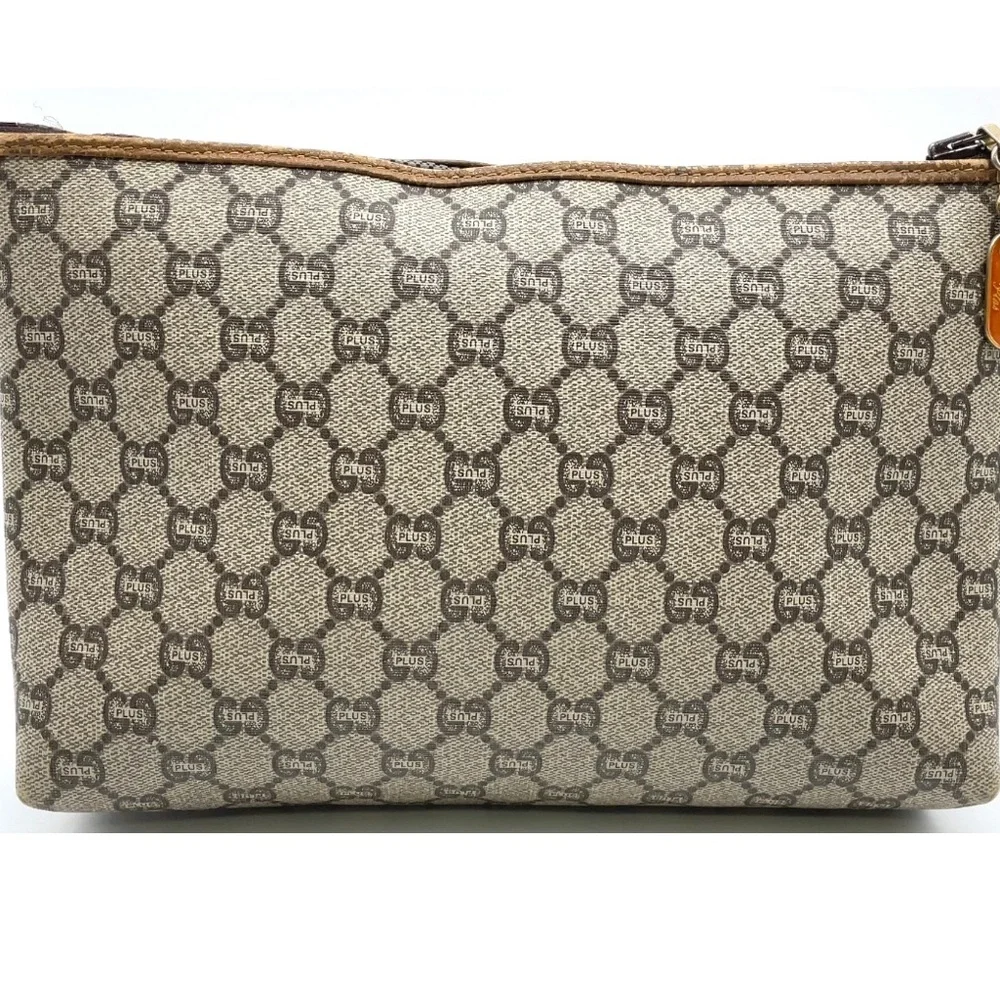 Gucci GG Plus Supreme PVC Leather Beige toiletry bag - men’s / women’s - EUC - Picture 3 of 13